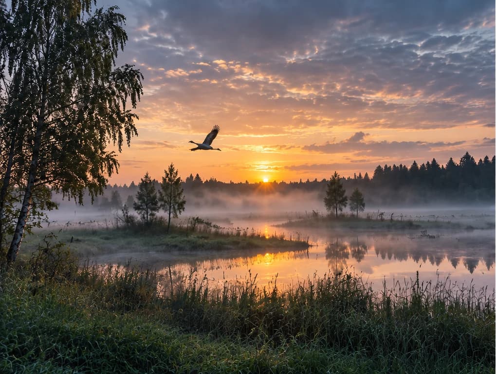Landscape at Berezinsky Biosphere Reserve